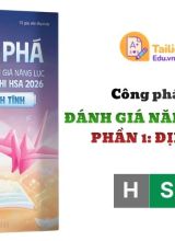 Công phá đề thi ĐGNL HSA 2026 Phần 1 Định Tính Mapstudy PDF